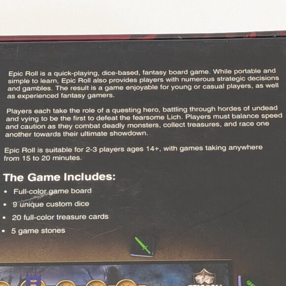 Epic Roll Board Game Plus Expansion Seize the Dice Summon Entertainment Complete - Picture 3 of 12